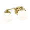 Z-Lite Vaughn Vanity, 2-Light, 7.75 In.W x 15.5 In.L x 9.5 In.H, Luxe Gold/Matte Opal 735-2V-LG - alternate 2